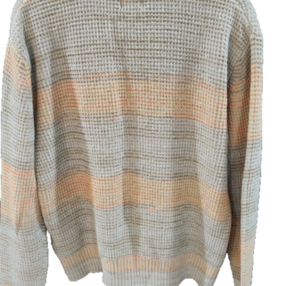 Mode of One Men Sweater Knit Crewneck Mango Sorbet Size M - Picture 5 of 5